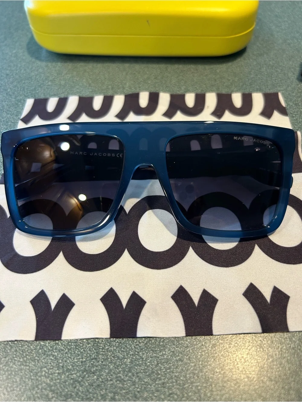 Marc Jacobs Women's Square Blue Sunglasses